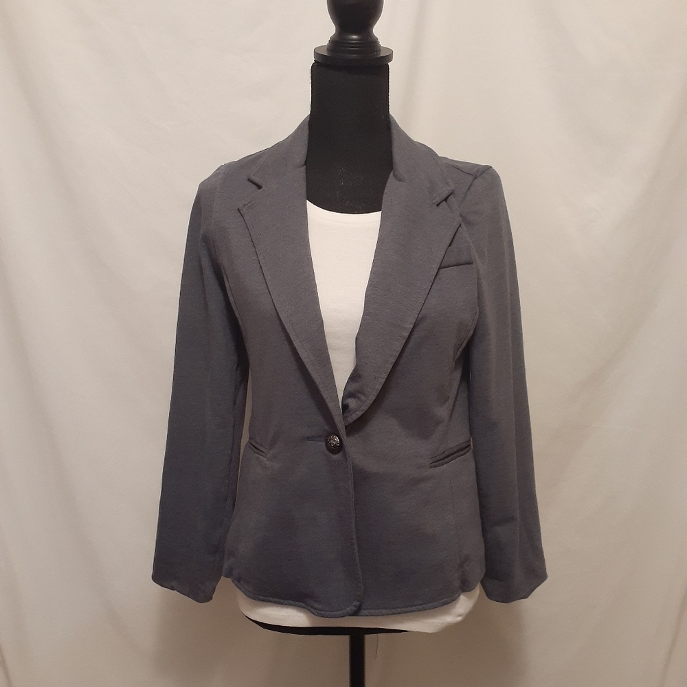 Nordstrom Pleione Blazer Single Button Stretch Business Casual Career
